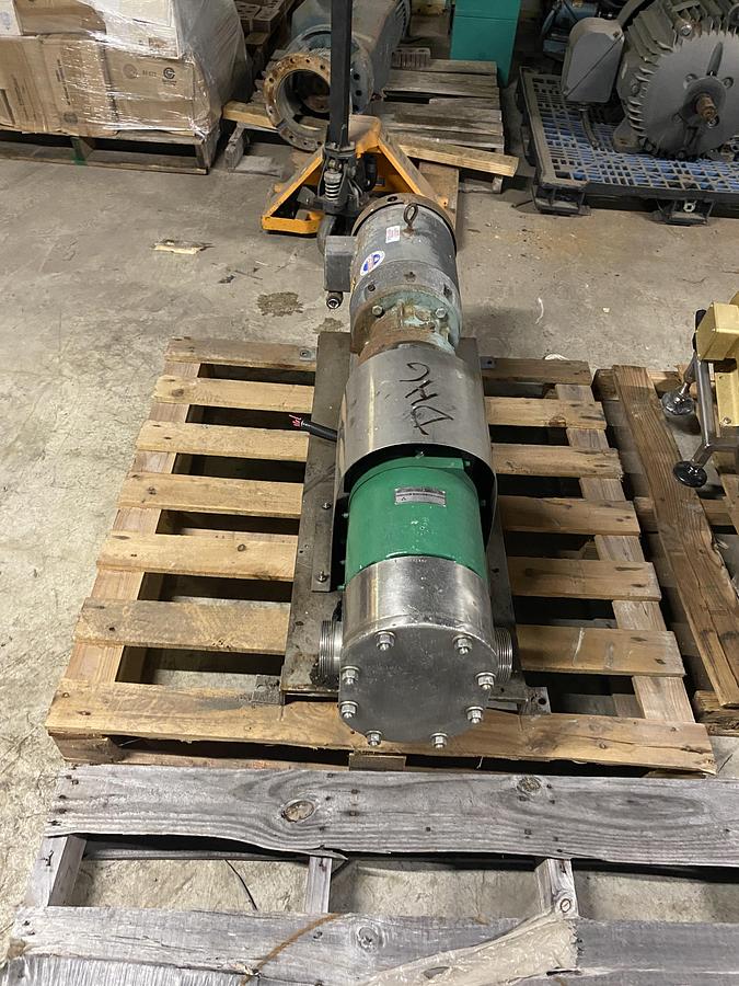 Used Used Tri-Clover sanitary Rotary Pump Model PR12550T-U-TC14-S-T