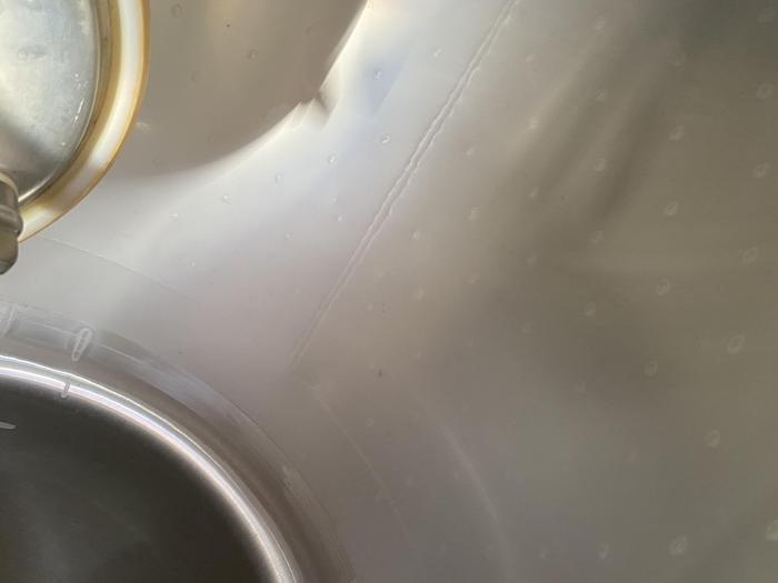 Used Used 10 bbl (300) gallon  jacketed Brite tank