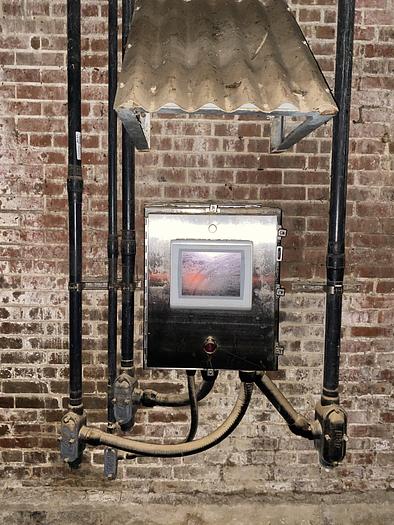 Used Used Culligan approximately 2,500 gallon stainless steel media tank