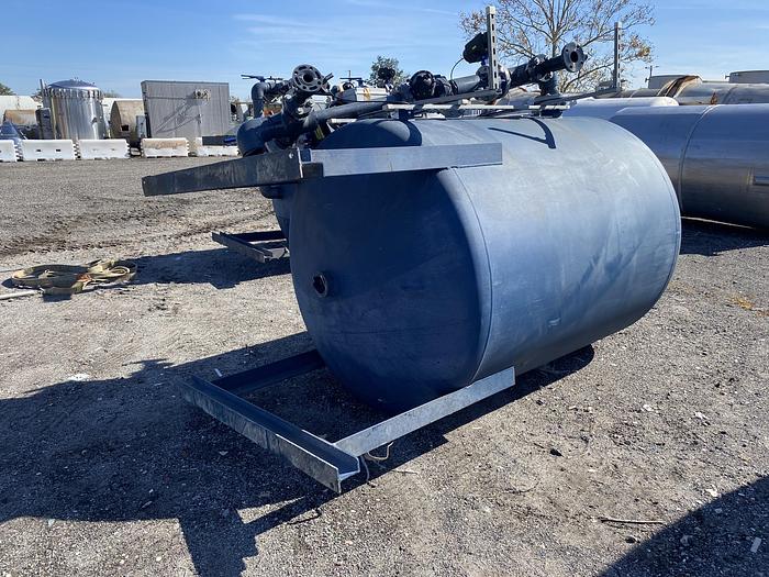 Used Used Quick Tanks Inc.  1400 gallon carbon steel vertical water softener tank