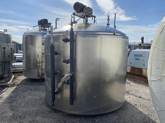 Used Used Girton 2000 gallon stainless steel batch processor