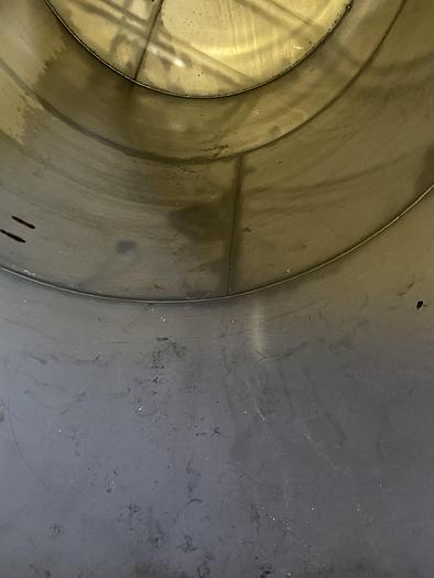 Used Used FESCO approximately 3500 gallon 304 stainless steel vertical storage tank.