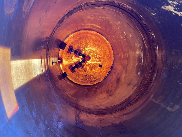 Used Used Owens Corning 5600  gallon fiberglass vertical storage tank