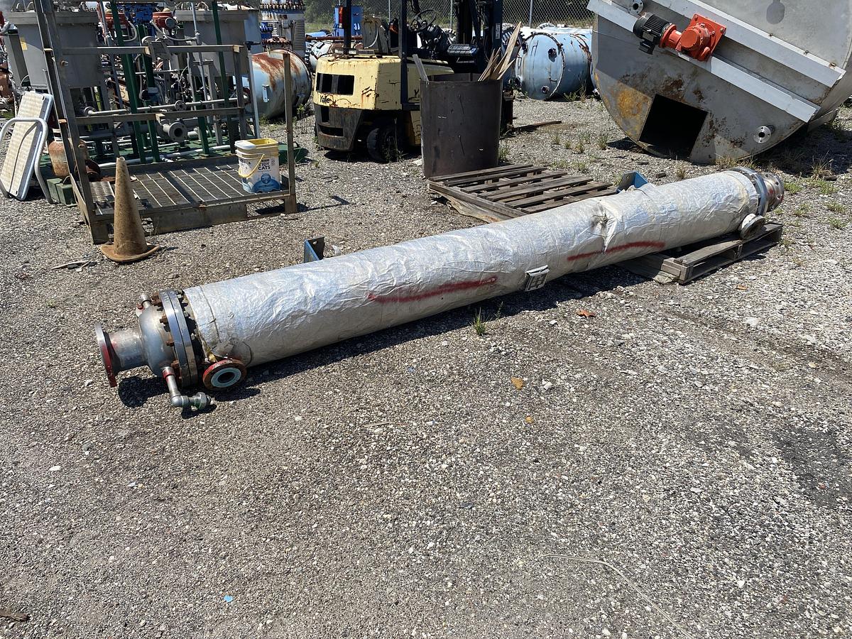 Used Used JFD Tube & Coil Products Inc. 282.5 sq ft. 304L Stainless Steel shell and tube heat exchanger