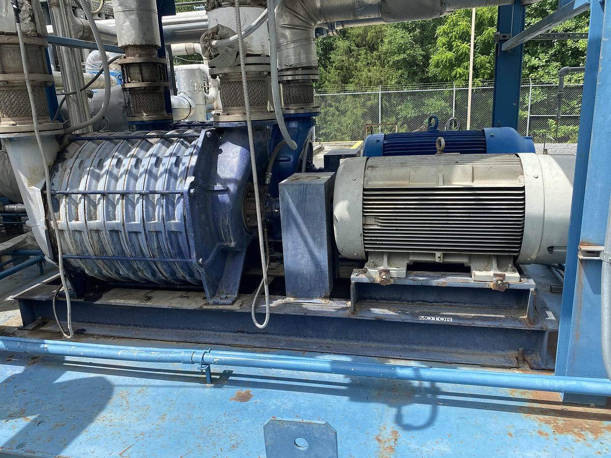Used Used HSI Model NT88408 11-stage centrifugal gas blower