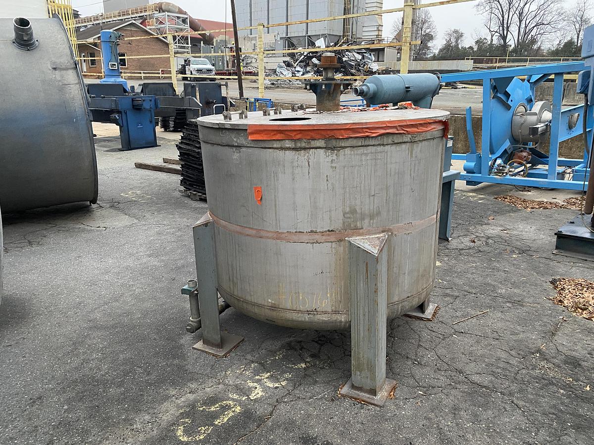 Used Used Hockmeyer Model 8HVI50/4210 single shaft stainless steel dispersion mixer