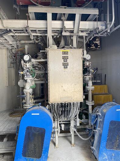 Used Used Columbian TecTank 8,020 cubic foot carbon steel vertical silo.