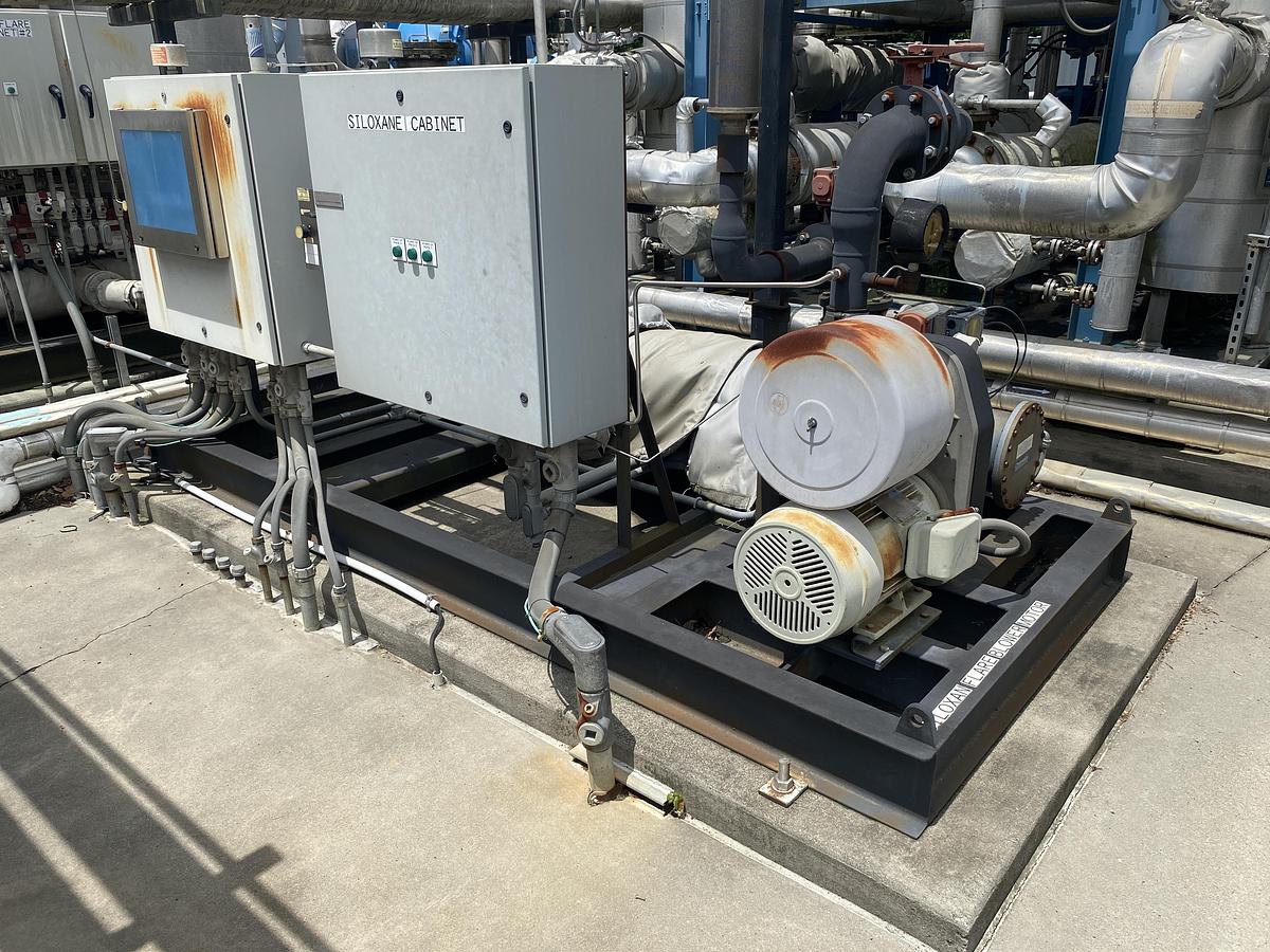 Used Used heater skid for regenerating dryer beds