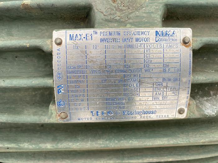 Used Used Lightnin Right-Angle Drive (CW).  Model 504Q7.5C