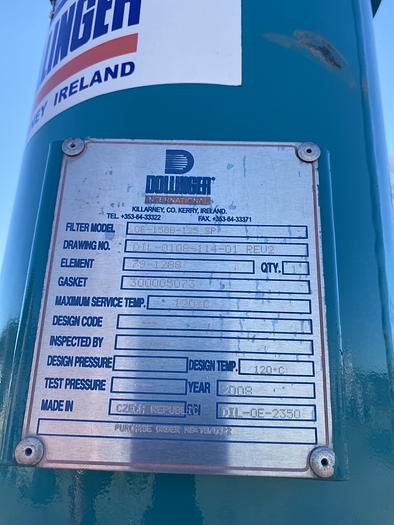 Unused Tubinsud S.R.L. 1000 gallon lube oil system