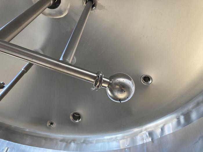 Used Cherry Burrell approximately 1500 gallon 304 stainless steel jacketed processor