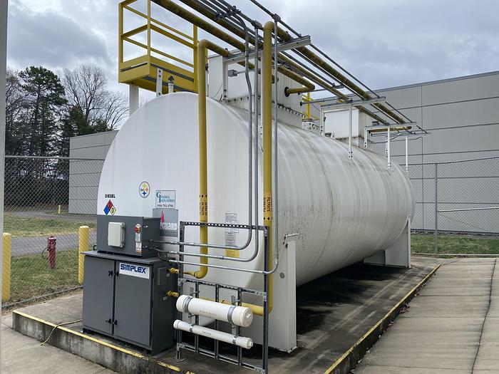 Used Used General Industries 15,000 gallon FIREGUARD horizontal fuel tank