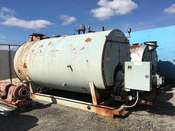 Used Used Cleaver Brooks CB Packaged firetube HW Boiler. Model CB/200250125