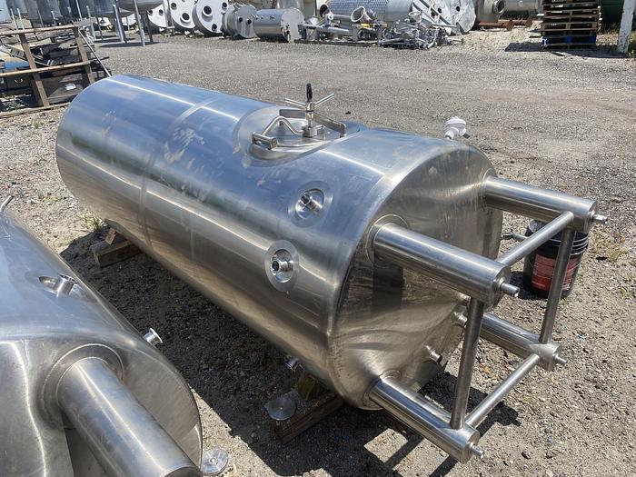 Used Used 10 bbl (300) gallon  jacketed Brite tank