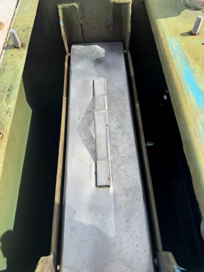 Used Used Highland Tank approximately 300 gallon rectangular carbon steel oil/water separator tank