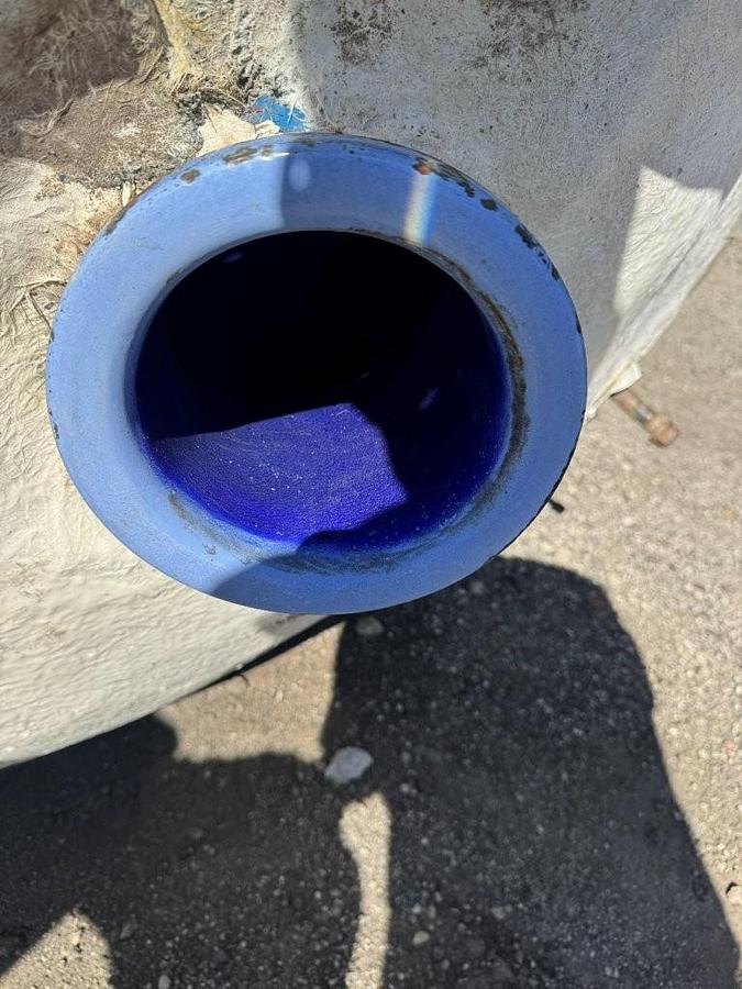 Used Used Pfaudler 2000 gallon glass lined reactor body.