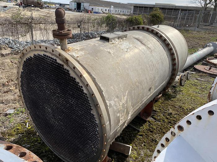 Used Used Perry 2255 Sq. Ft. 304 stainless steel shell and tube heat exchanger