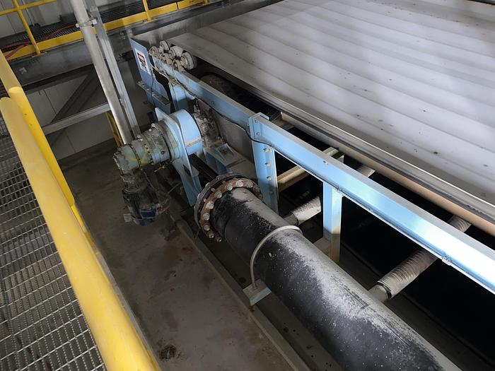 Used Used Dorr-Oliver Model 3M43 EIMCO-Extractor 43 square meter horizontal vacuum belt filter