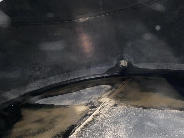 Used Used Wolfe Mechanical approximately 12,600 gallon 304L stainless steel vertical tank