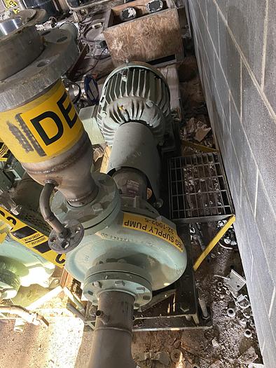 Used Used Durco Model 4 X 3-13/122 stainless steel centrifugal pump
