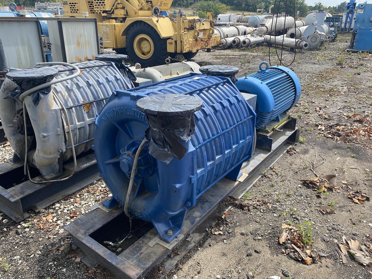 Used Used HSI Model NT88408 11-stage centrifugal gas blower