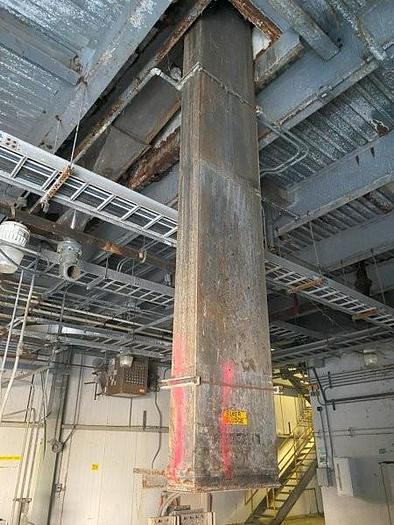 Used Used Press Technology & MFG Inc. Model IDT-200-9E 304 stainless steel internal drum thickener