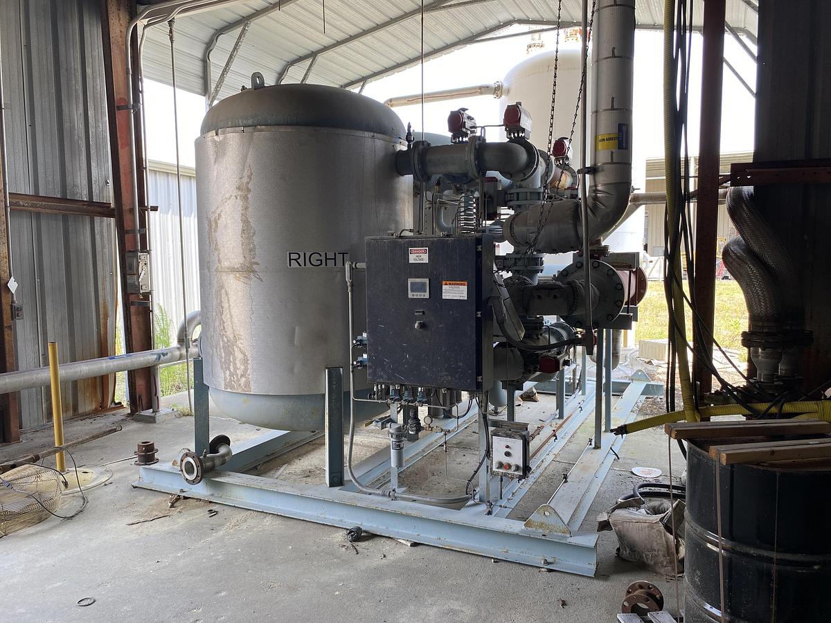 Used Used Sahara-PAK Heat of Compression Regenerative air dryer skid.