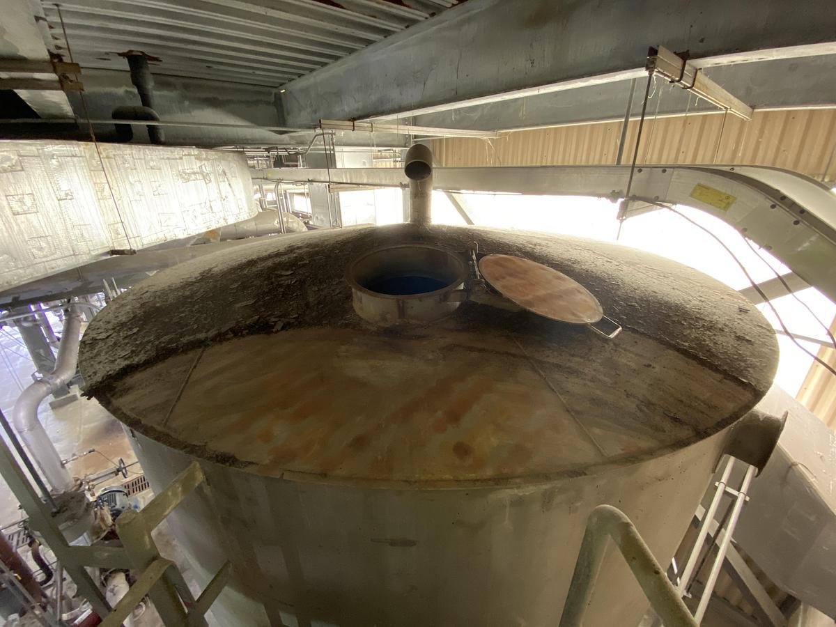 Used Used Erected Steel Products 16,000 gallon 316L stainless steel vertical tank