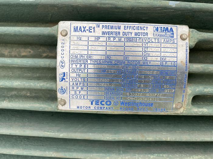 Used Used Lightnin Right-Angle Drive (CW).  Model 507Q20C