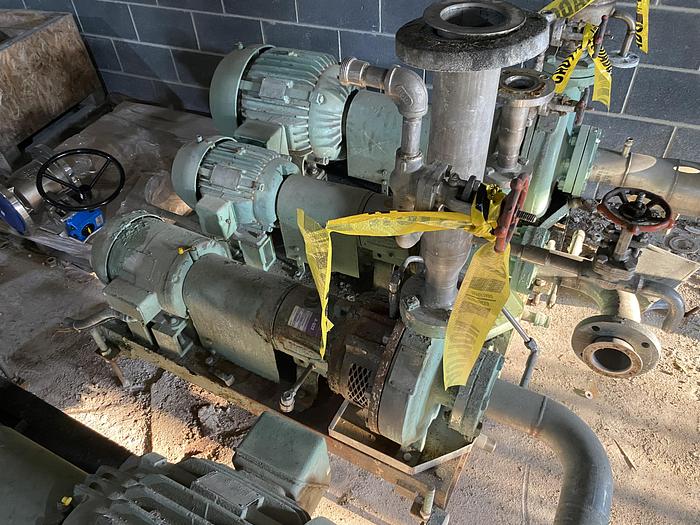 Used Used Durco Model 3 X 2-10/72 stainless steel centrifugal pump