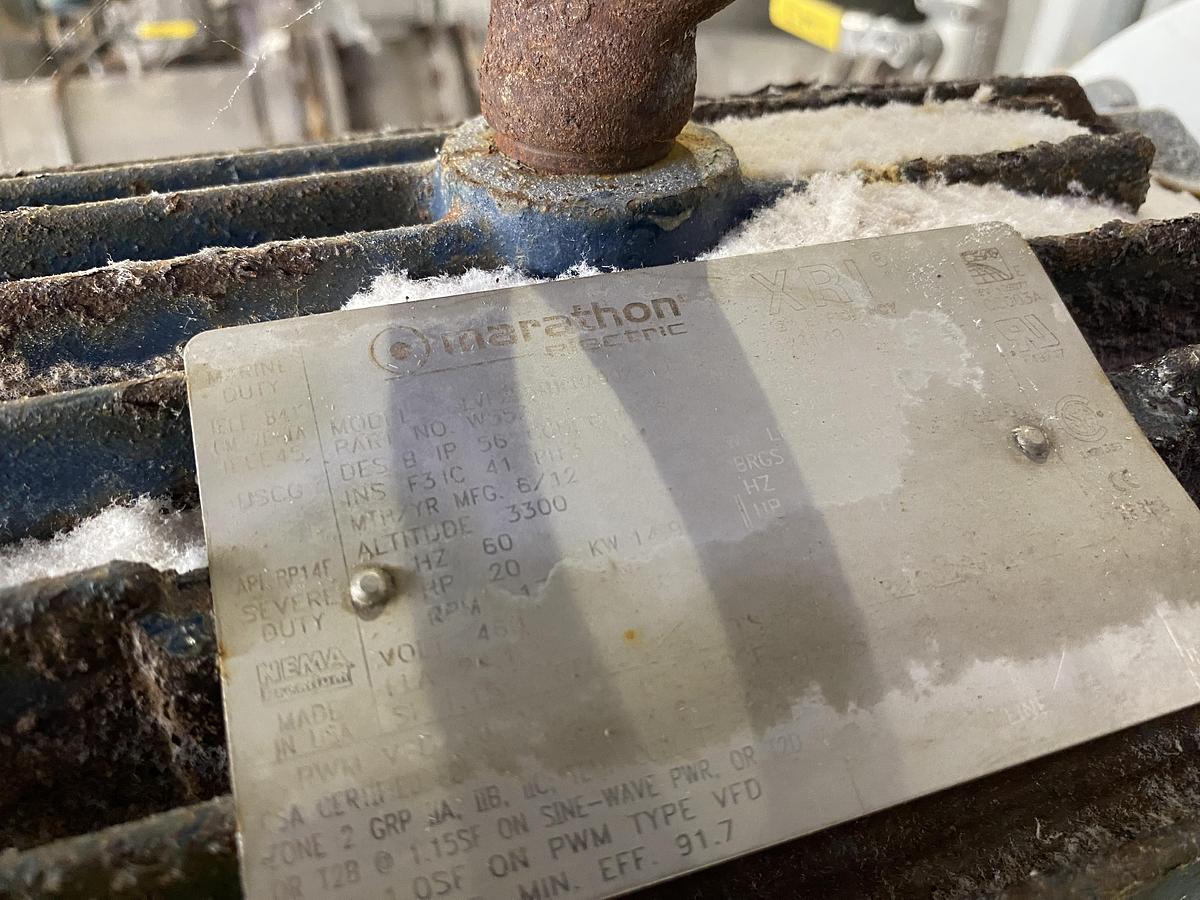 Used Used Erected Steel Products 14,000 gallon 316L stainless steel vertical tank