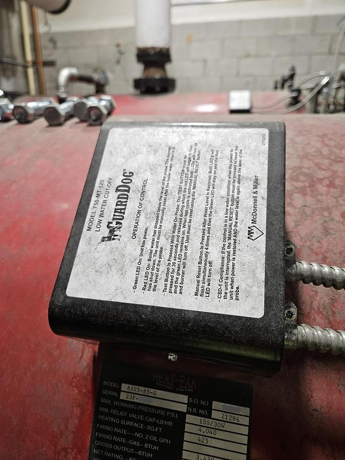 Used Used Aldrich Heat-Pak Model A3S5-85-G/A3S5R-C-85-G 85HP low pressure, hot water boilers