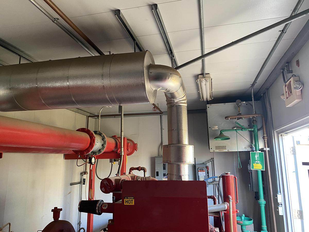 Used Used Complete Diesel Fire Pump skidded Building