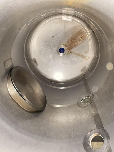 Used Used approximately 300 gallon stainless steel vertical tank