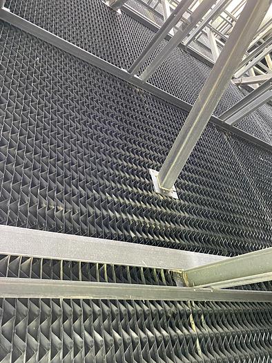 Used Used International Cooling Tower 3- Cell cross flow 5,899 ton FRP cooling tower