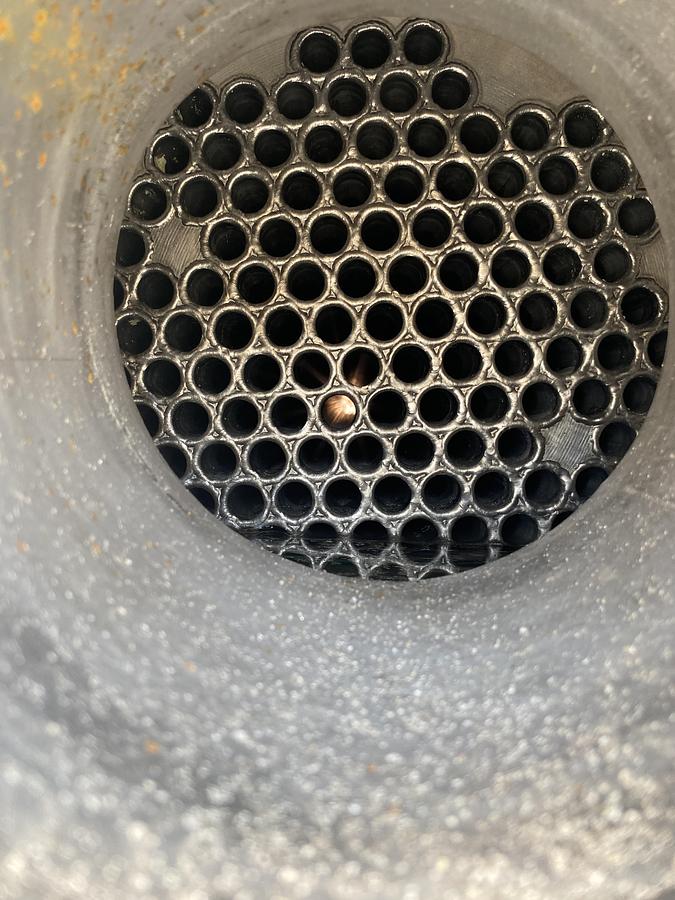 Used Used JFD Tube & Coil Products Inc. 282.5 sq ft. 304L Stainless Steel shell and tube heat exchanger