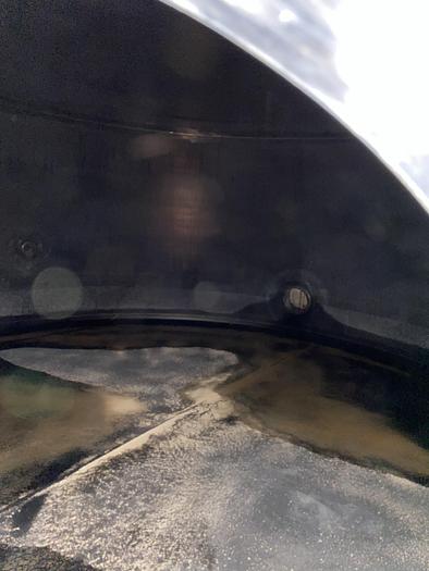 Used Used Wolfe Mechanical approximately 12,600 gallon 304L stainless steel vertical tank