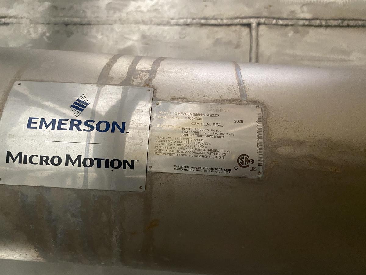 Used Used Emerson 3" Micro Motion Mass Flow Sensor