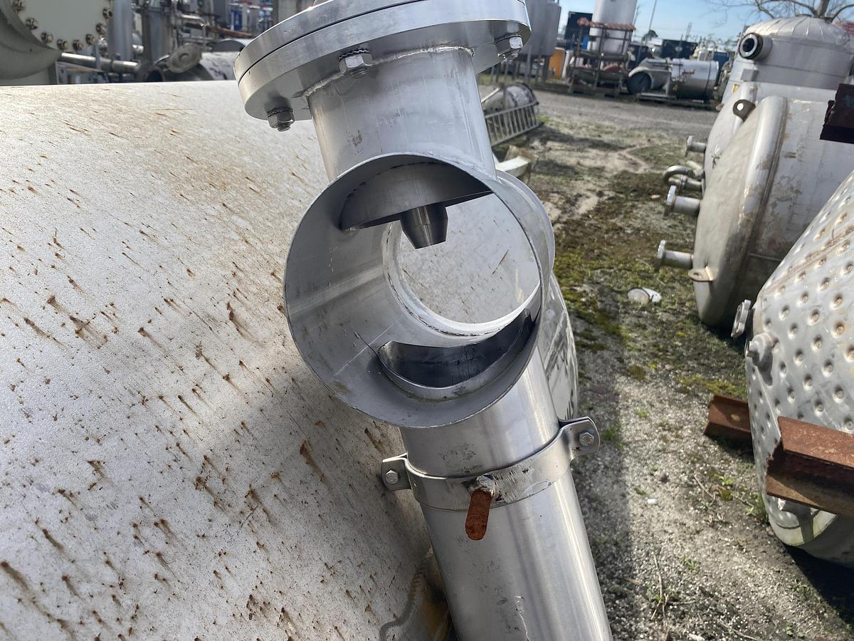 Used Used approximately 40 cu ft.  stainless steel vertical hopper