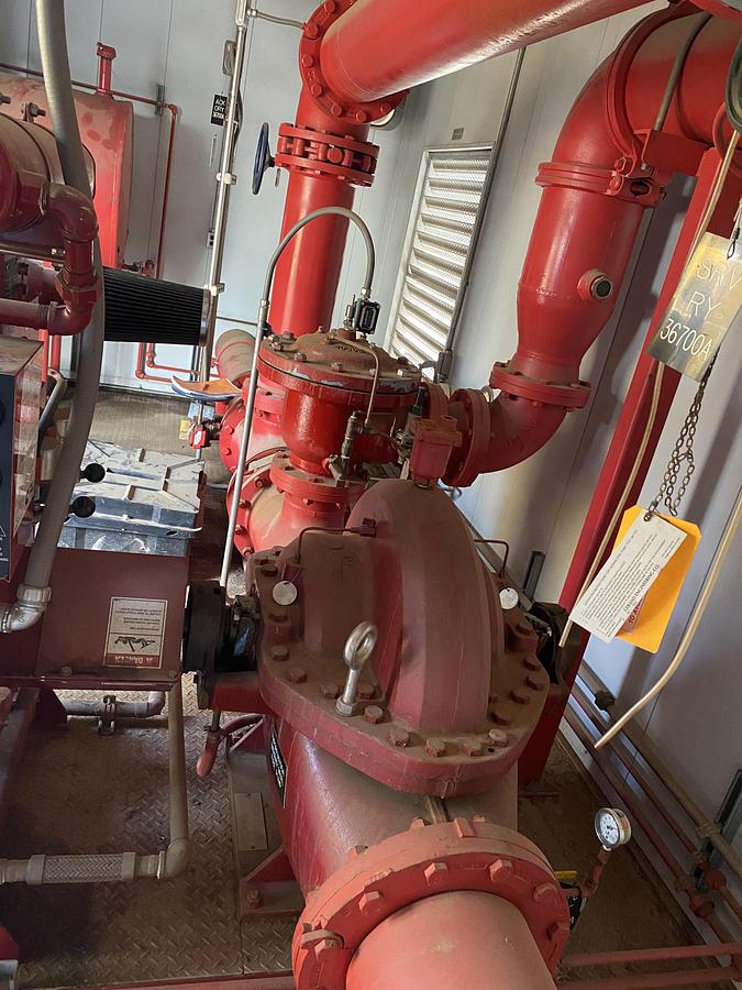 Used Used Complete Diesel Fire Pump skidded Building