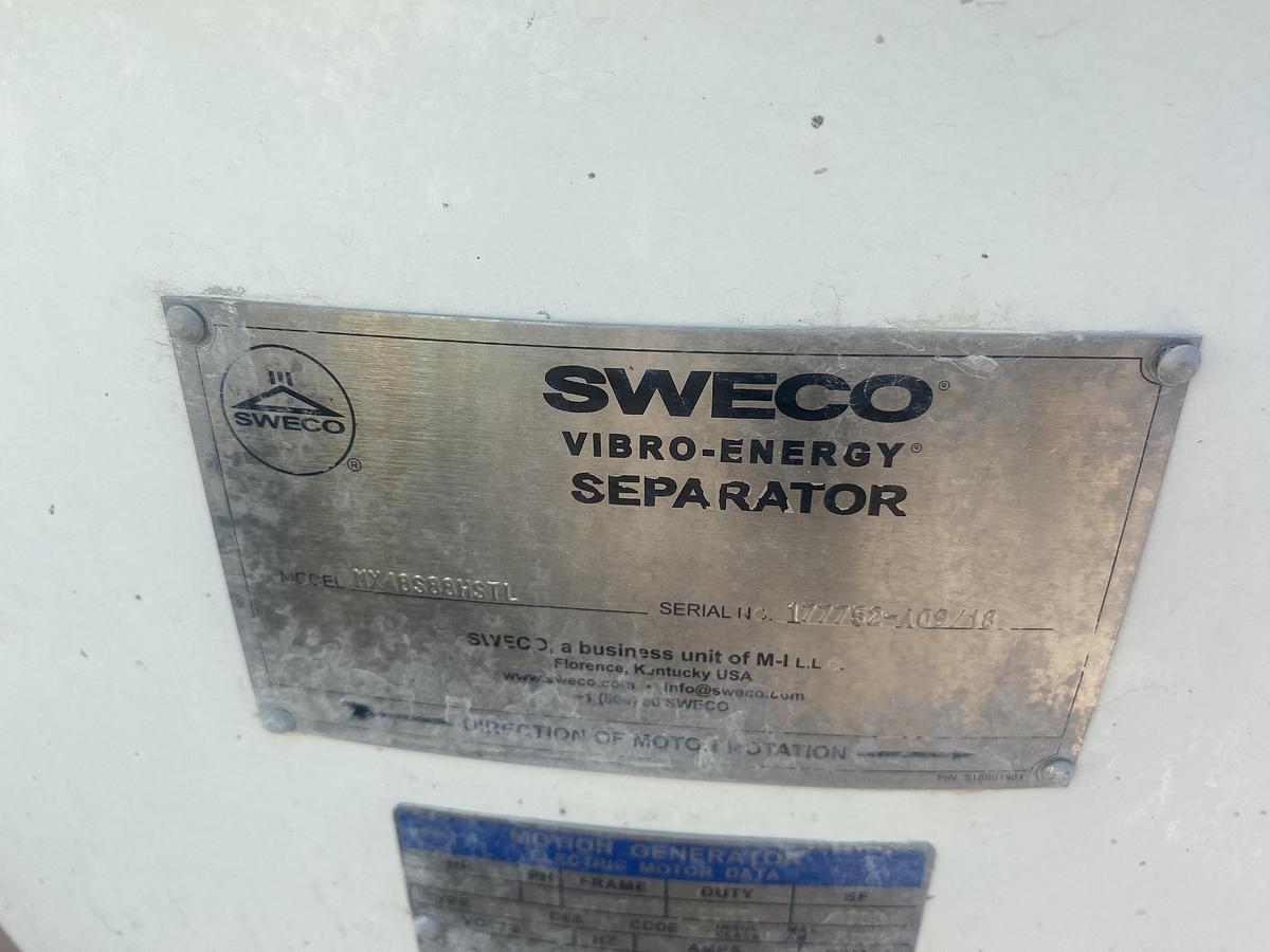 Used Used 48" Stainless Steel Sweco Screener Model MX48S88HSTL