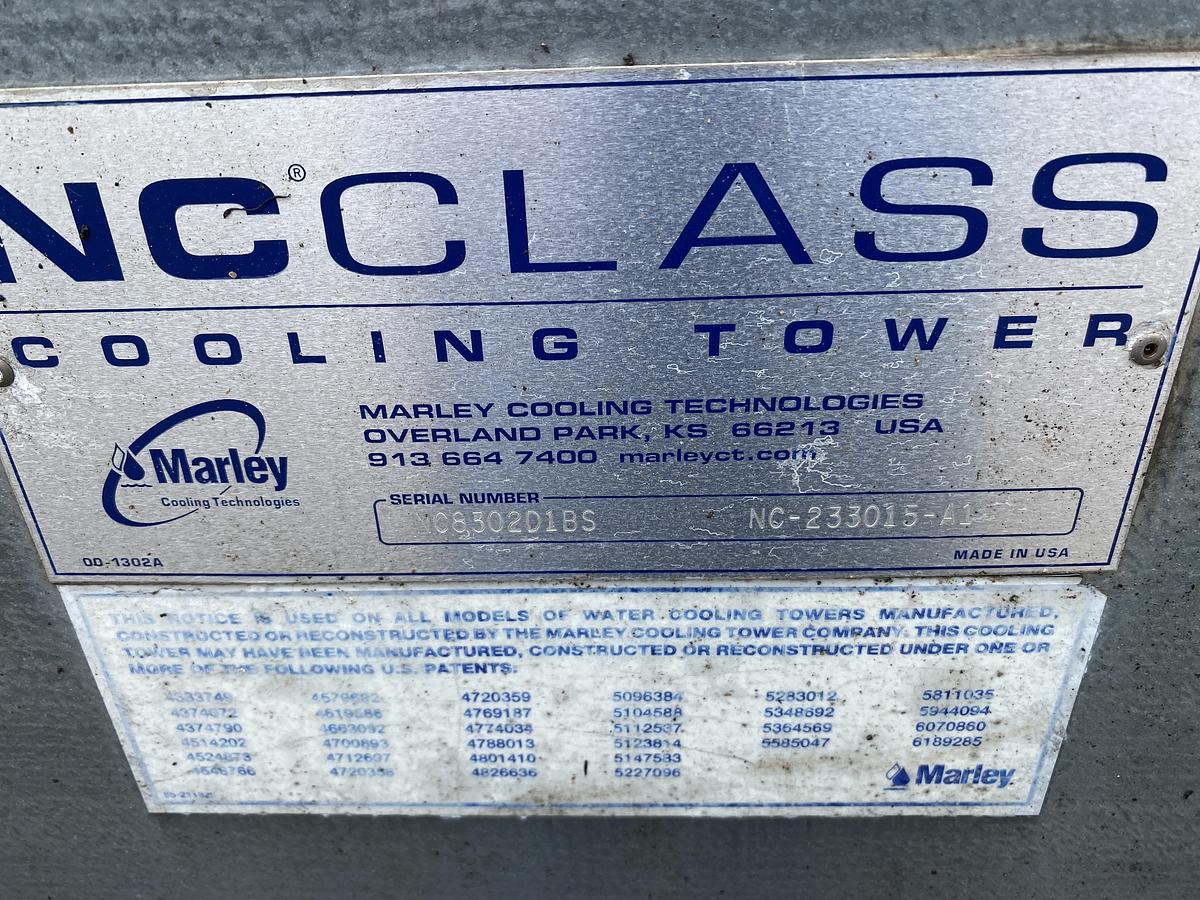 Used Used Marley Model NC8302  1-cell NC series 184 Nominal Ton cooling tower
