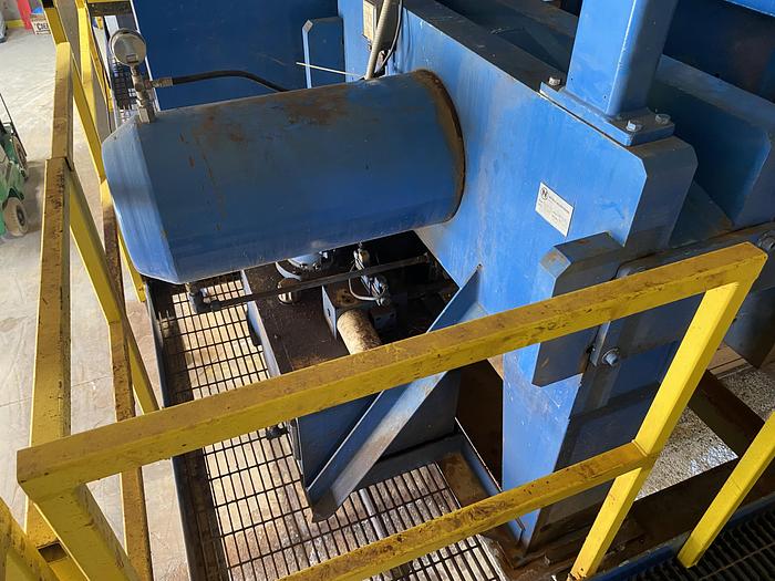 Used Used Netszch Model 1200-84/105 100 cu ft.  Poly plate and frame press