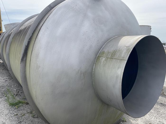 Used Offenhauser Co. 14,455 gallon vertical 304 stainless steel scrubber