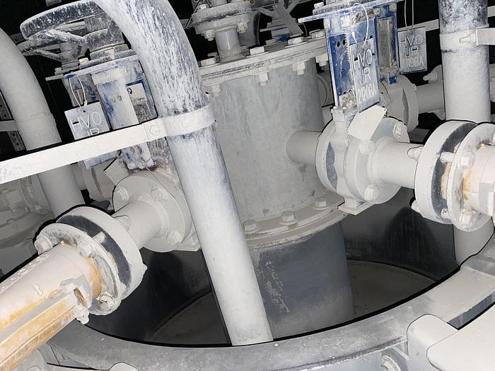 Used Used Weir Warman hydrocyclone arranged in a radical manifold “canister system” design