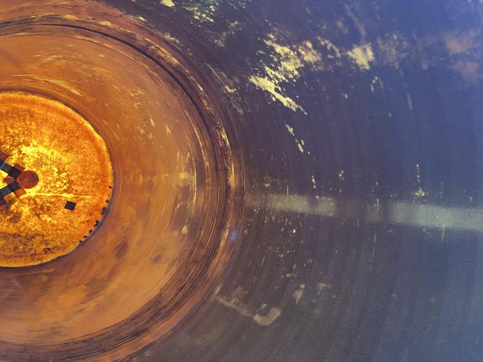 Used Used Owens Corning 5600  gallon fiberglass vertical storage tank