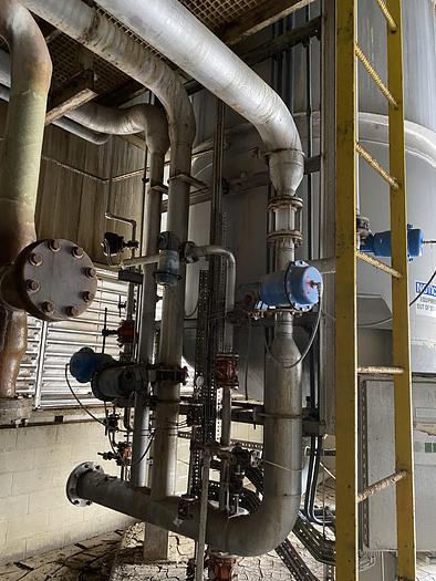 Used Used Tate Metalworks approximately 4,000 gallon 2205 duplex stainless steel vertical sand filter