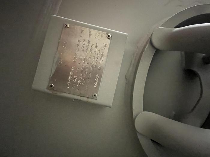 Unused Samuel Pressure Group 10,000 gallon vertical carbon steel pressure air receiver