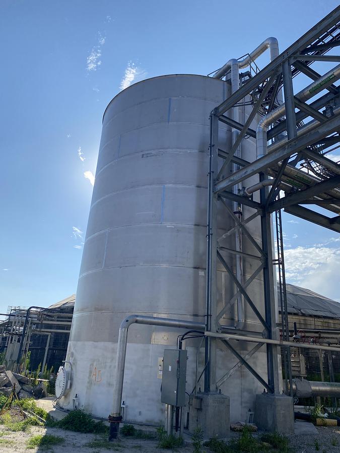 Used Used Tate Metalworks, Inc 193,471 gallon 316/316L stainless steel vertical tank