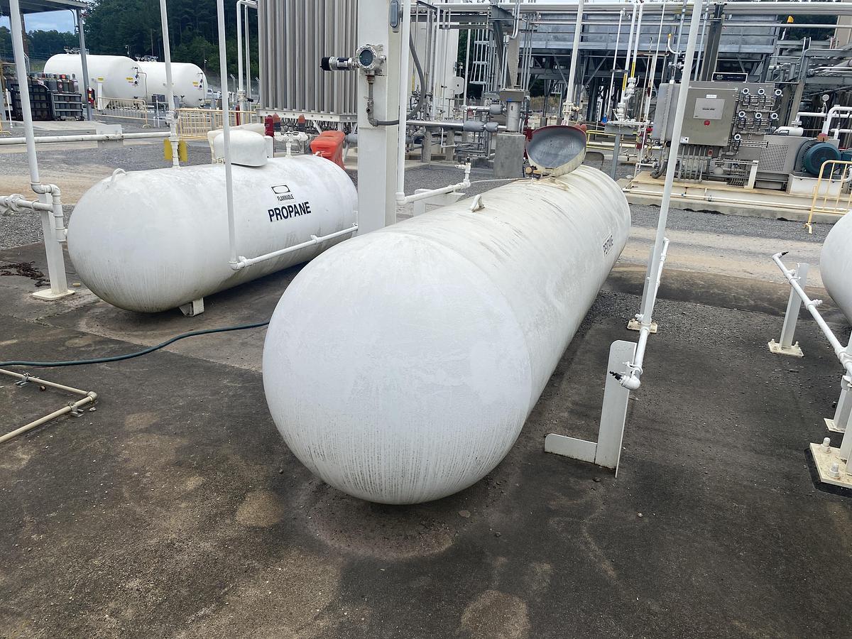 Used Used Trinity Industries Inc. 1000 gallon carbon steel pressure tank